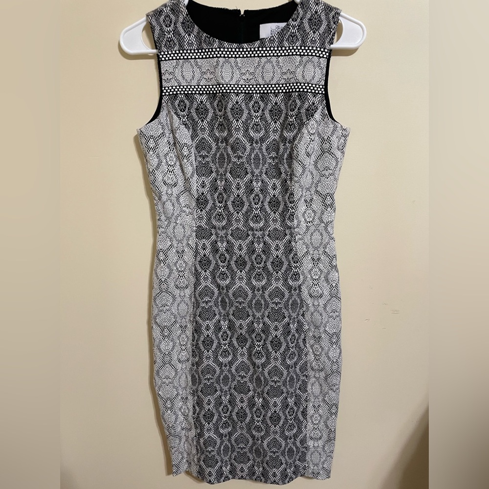 Gorgeous Belle Badgley Mischka snake skin dress size 2